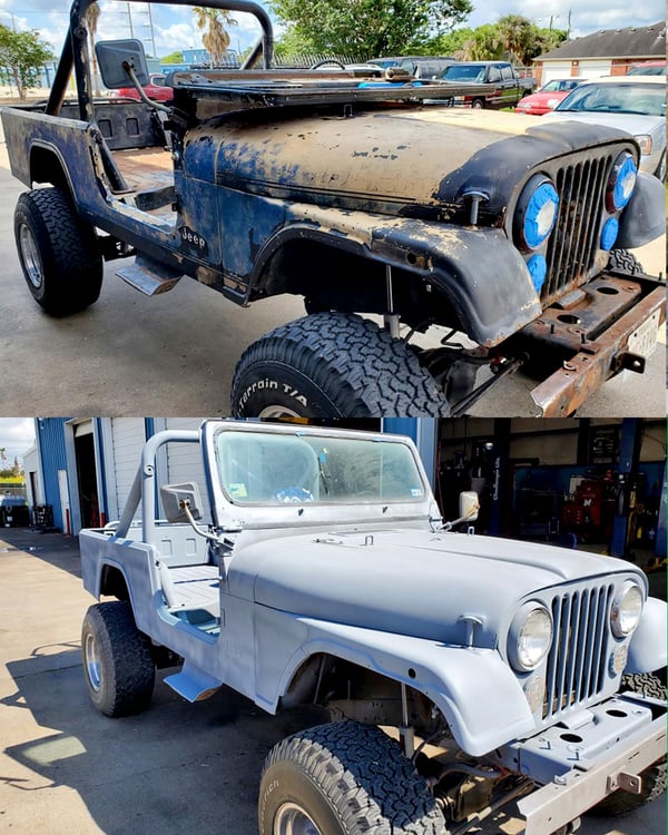 Jeepbefore and after