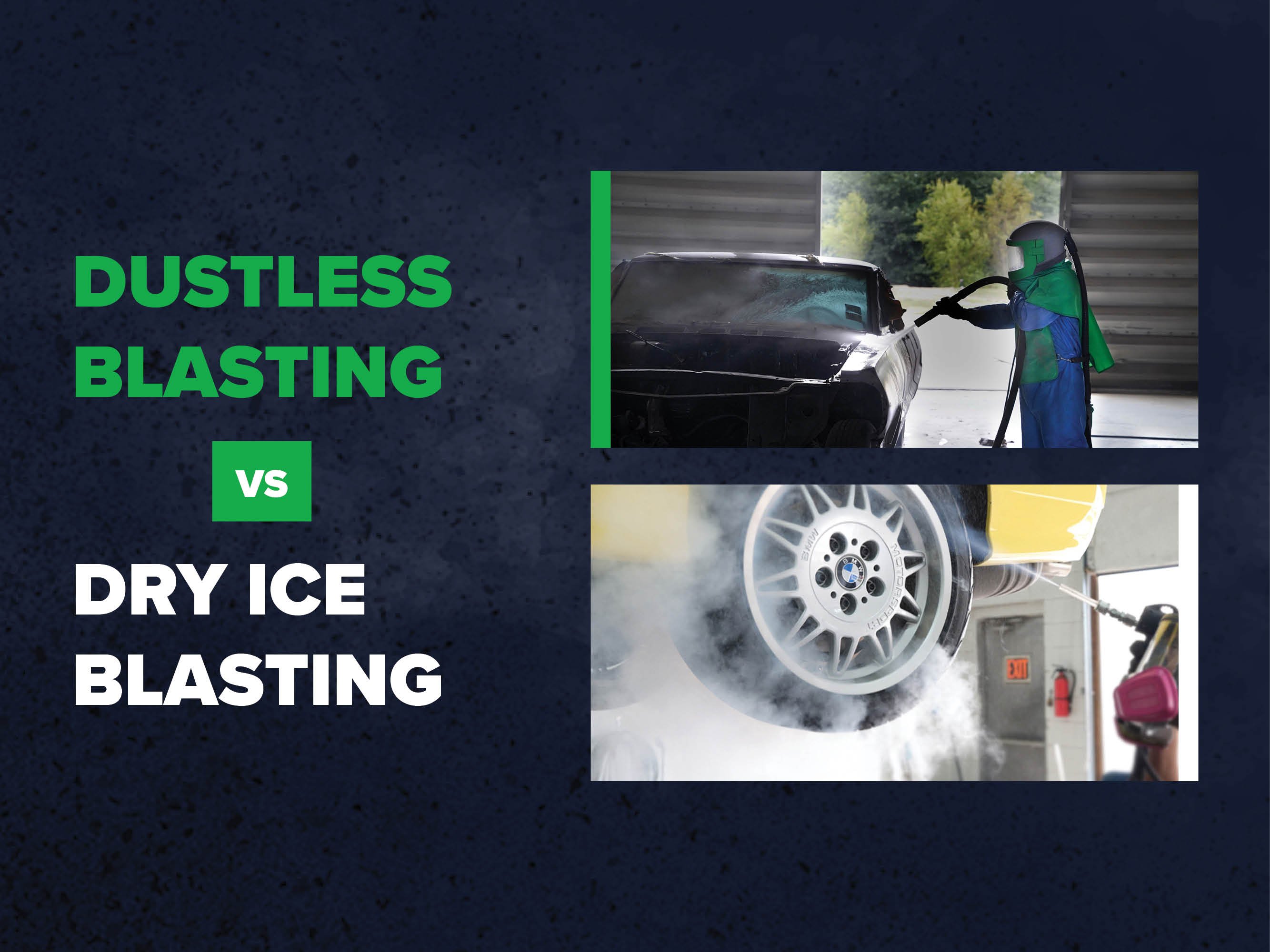 Comparing Dry Ice Cleaning to Dustless Blasting