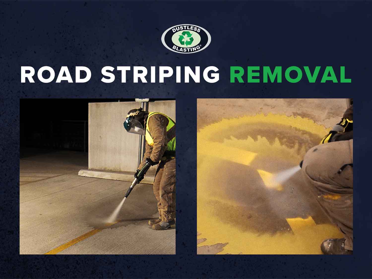 Parking Lot Striping Removal